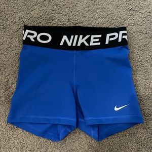 blue nike pros
